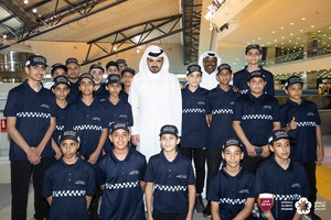QOC President Sheikh Joaan attends closing ceremony of 17th School Olympic Programme