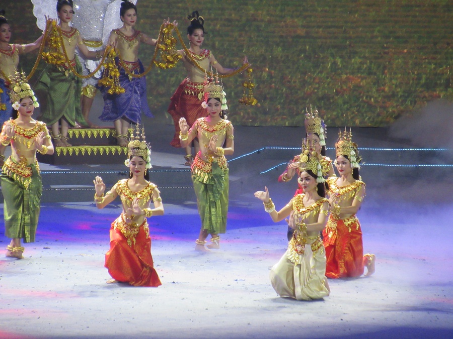 Cambodia captivated the audience with a taste of what’s to come in the Kingdom of Wonder at the 32nd SEA Games in May 2023. © OCA