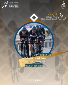 UAE female quartet win cycling team time trial gold