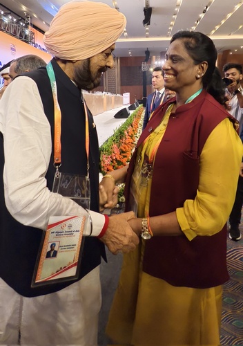 IOA President PT Usha calls Raja Randhir Singh an 'extraordinary human'