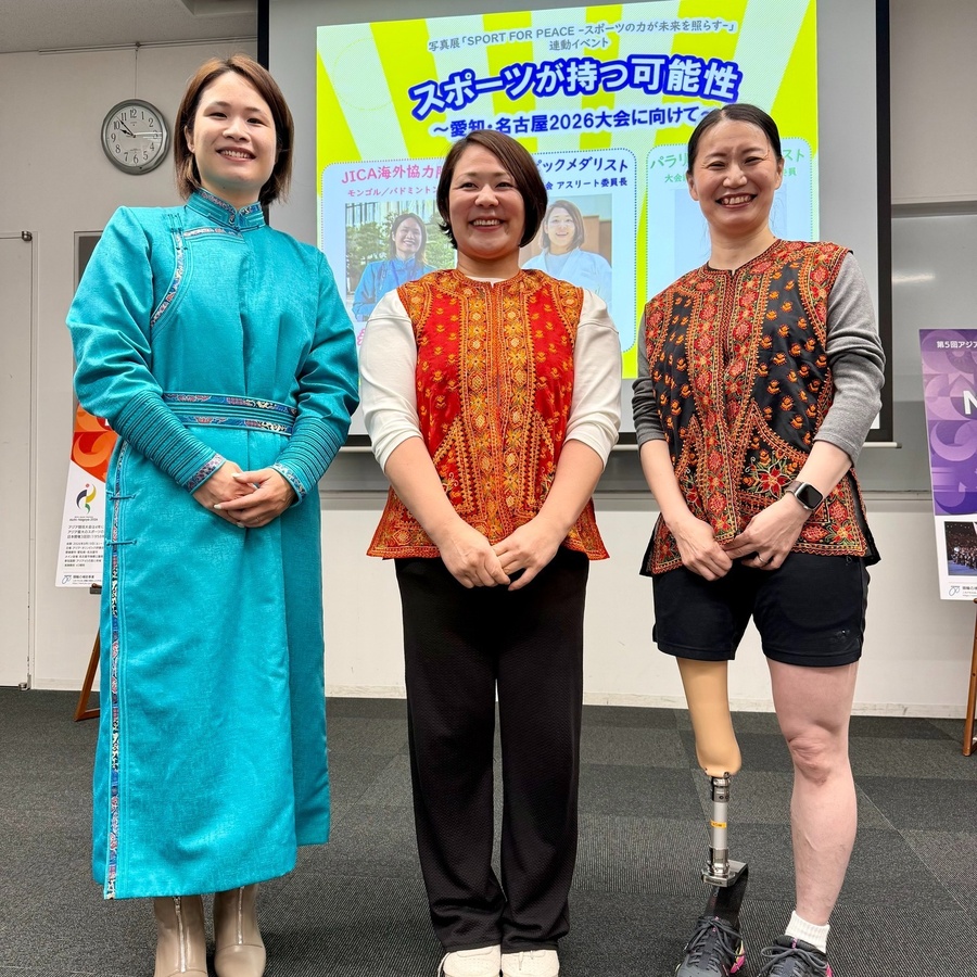 Olympic judo champion Tanimoto promotes 20th Asian Games