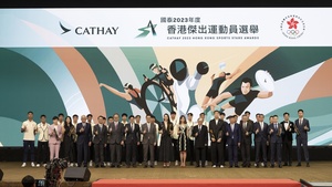 Asian Games champions Haughey, Cheung win top awards in Hong Kong