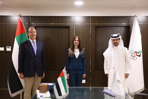 UAE NOC discuss closer cooperation with Belarus counterparts