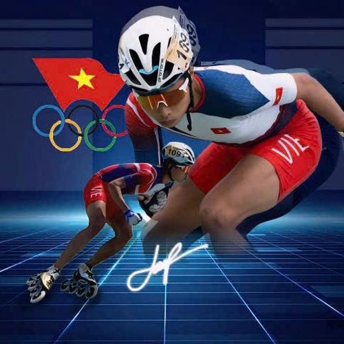 Vietnam’s roller sports specialist Lap takes to the ice in Harbin