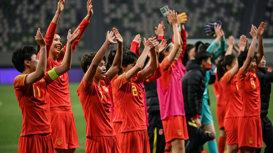 China’s Steel Roses have qualified for Tokyo 2020. © Asian Football Confederation