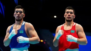 Boxing twins Aibek and Nurbek Oralbay make history for Kazakhstan with Paris qualification