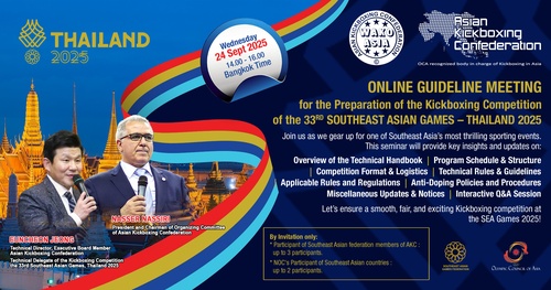 Asian Kickboxing Confederation holds online meeting to prepare for 33rd SEA Games