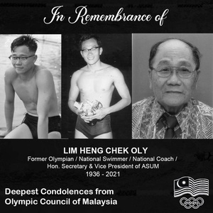 Malaysia NOC pays tribute to Hall of Fame swimmer Lim Heng Chek, 85