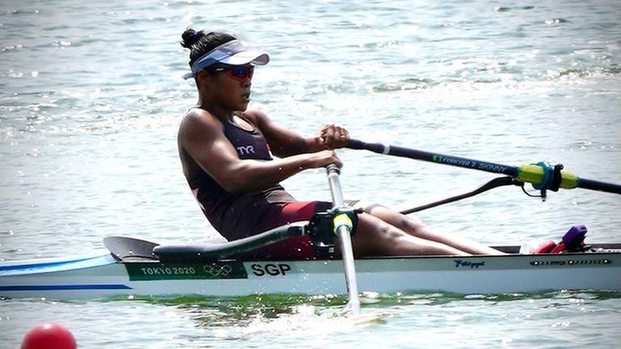 Joan Poh competes at the Tokyo Olympics on July 23, 2021. © Singapore NOC