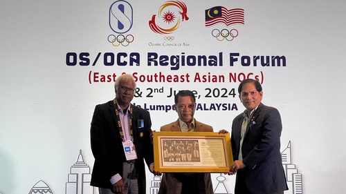 OCA receives historic photo of first Malaysian team for 1954 Asian Games