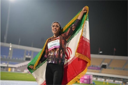 Iran NOC lauds Reyhaneh Mobini for winning historic gold medal in women’s athletics