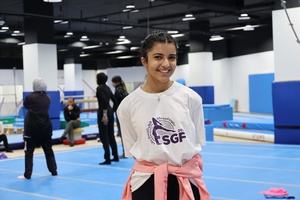 Saudi Arabian teenager grateful to OCA for opportunity to become a full-fledged gymnastics coach