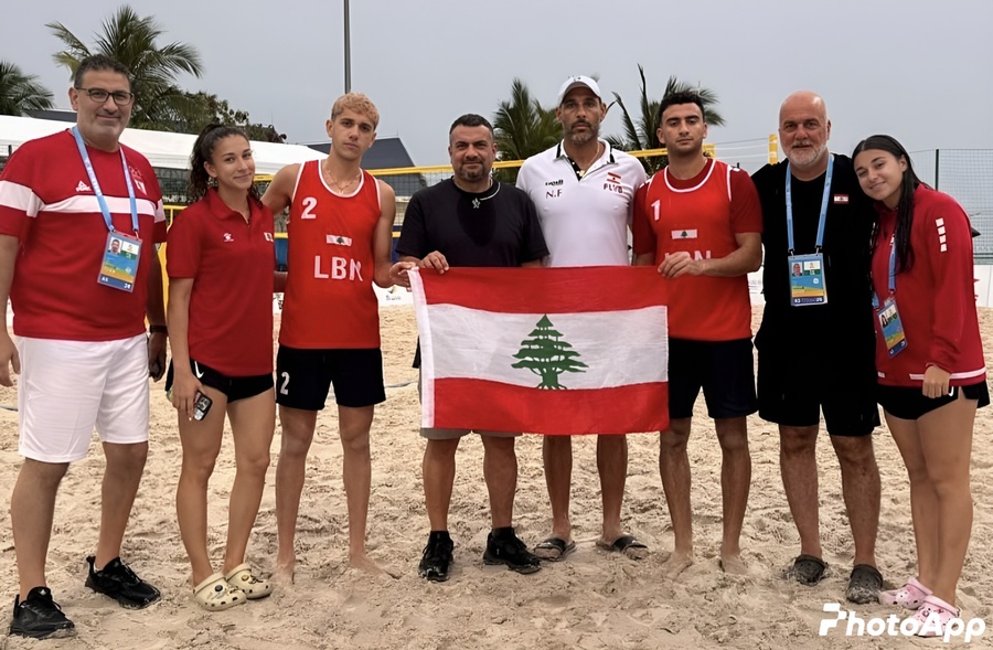 Lebanon’s Abi Karam and El Chabib deliver second straight win in beach volleyball