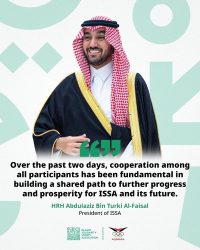 SOPC President Prince Abdulaziz chairs ISSA General Assembly