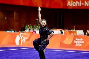 Hong Kong China’s Lydia Sham secures gold in tight wushu finish