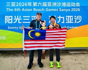 Malaysia secures first medal of 6th Asian Beach Games