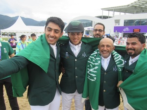 Saudi Arabia jump to equestrian team gold