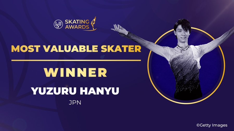 Hanyu named Most Valuable Skater in ISU awards