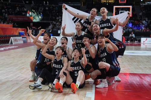 Korean women survive furious Japan rally to join men as basketball champions
