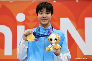 Yu Zidi wins again to claim third Asian Games gold