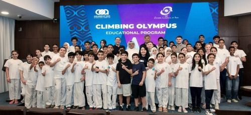 Young Kuwaiti athletes join Climbing Olympus educational programme