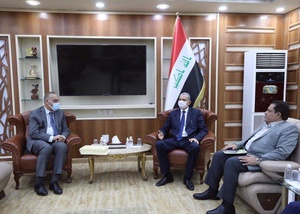 Iraq NOC President visits Interior Minister