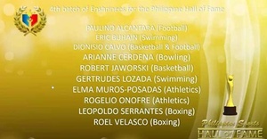 Ten sports heroes to be inducted into Philippine hall of fame