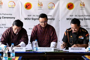 Bhutan Olympic Committee oversees cricket/shooting MoU