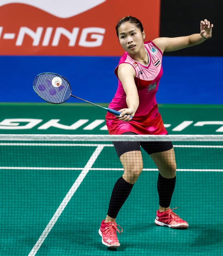 Thailand’s Ratchanok Intanon in action. © BWF