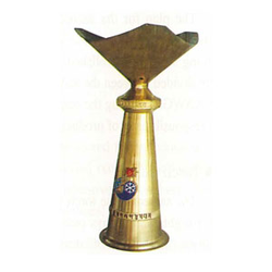 <div>
<p>The torch was designed by the Korea Mint Corporation at free of charge and produced by Korea Explosive Co., Ltd. The protrudent band at the upper part of the torch symbolized meeting and harmony while the design on the lower part expressed the images of mountain and ski.<br /><br />The mobile cauldron was designed by Prof. Seung Dae PARK of Kangwon Provincial junior College. The triangular shaped cauldron represented mountains, plain and the sea of Kangwon Province while the overall shape and color of the mobile cauldron expressed new challenge and the clean natural environment of the region.<br /><br />In addition, the uniforms for the torchbearers, decorations for the escort vehicles and flags for the events were produced while the safety lamps to preserve the sacred flame were secured.</p>
</div>
<div>&nbsp;</div>