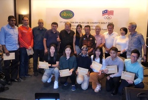 Malaysia NOC charity golf provides athlete scholarships