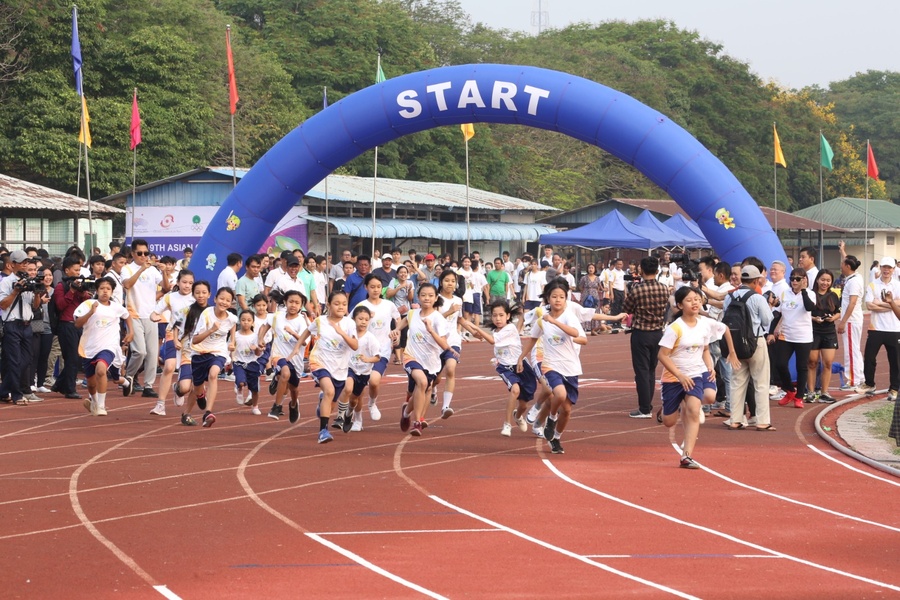 Myanmar’s Deputy Sports Minister opens Asian Games Fun Run in Yangon