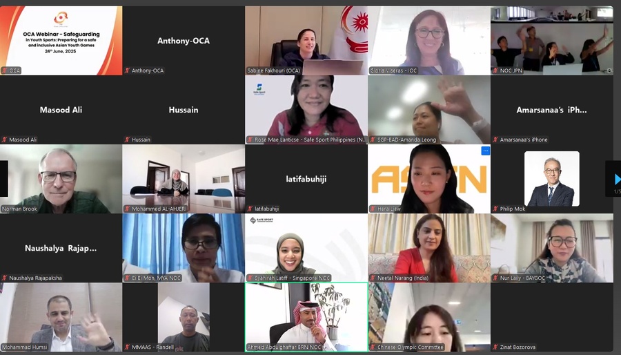 OCA presents Safeguarding Webinar ahead of AYG Bahrain 2025