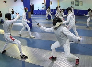 Jordan fencers back in the cut and thrust of things