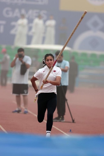 Pole-vaulter Samar Mansouri wins Qatar’s first gold at Gulf Games