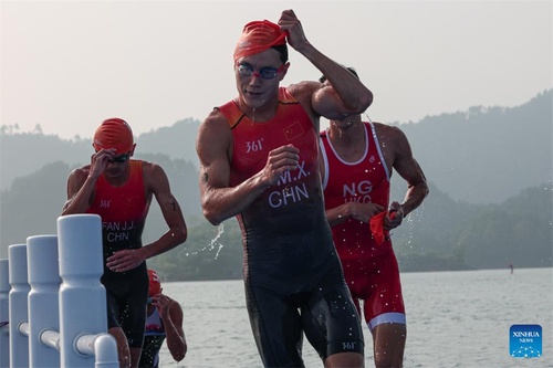 OCA triathlon youth camp attracts 73 participants