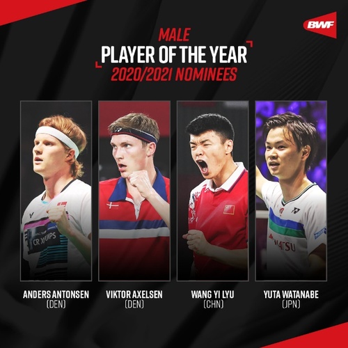 Olympic champ Chen among badminton awards nominees