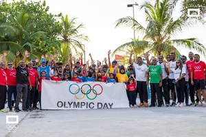 Maldives NOC President and Sports Minister lead Olympic Day festivities