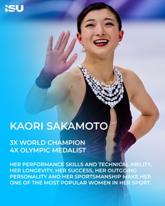 ISU selects three Asian skaters for International Women’s Day recognition