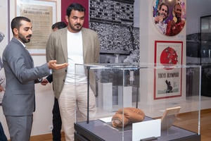 QOC President Sheikh Joaan visits Paris exhibition showcasing Qatar’s achievements and dreams