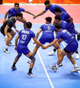 Defending men’s kabaddi champs India defeat Korea by 32 points