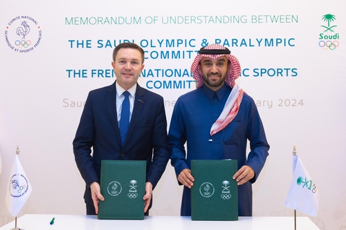 Saudi and French Olympic Committees sign MOU to strengthen sporting ties