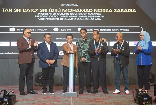 Malaysia NOC President officiates sepaktakraw world cup opening ceremony