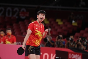 China beats Japan 3-0 in women’s team table tennis final; bronze for Hong Kong