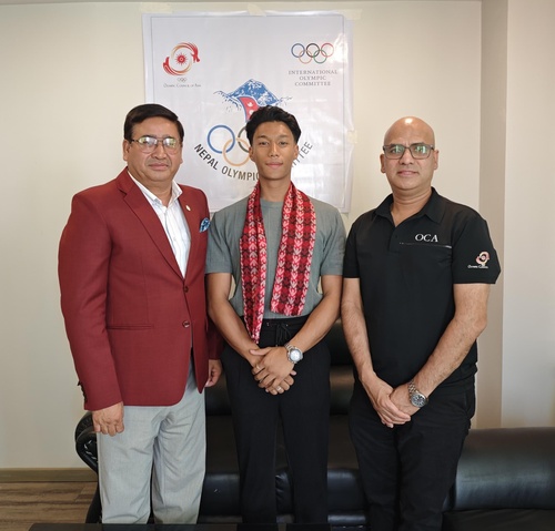 Nepal NOC President bids farewell to Young Olympic Ambassador