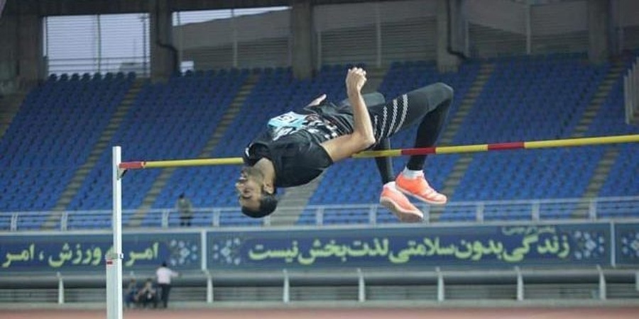 Majd Eddin Ghazal has won high jump gold in Iran. © SANA