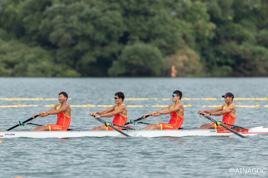 Chinese rowers dominate medal day at Asian Games