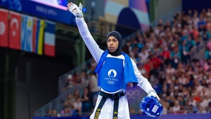 Saudi taekwondo star Dunya Abu Talib wins landmark IOC award