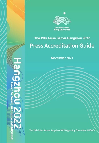 Hangzhou 2022 opens Asian Games press accreditation system