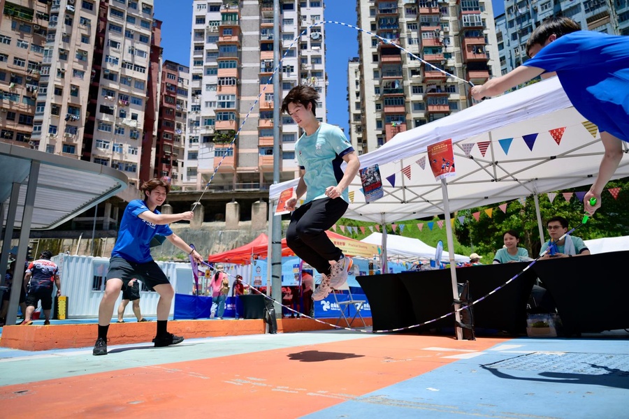 SF&OC promotes ‘sport for all fun day’ at festival finale in Hong Kong